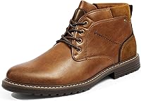 Bruno Marc Men's Chukka Dress Boots - Stylish Lace-Up Casual Shoes with Breathable Lining & Traction Outsole