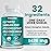 32-in-1 Liver Support with Milk Thistle Supplement - Liver Detox with Silymarin, Artichoke Extract & Beetroot Powder - Comprehensive Wellness Formula for Liver Cleanse - 1426mg (90 count) (Pack of 3)