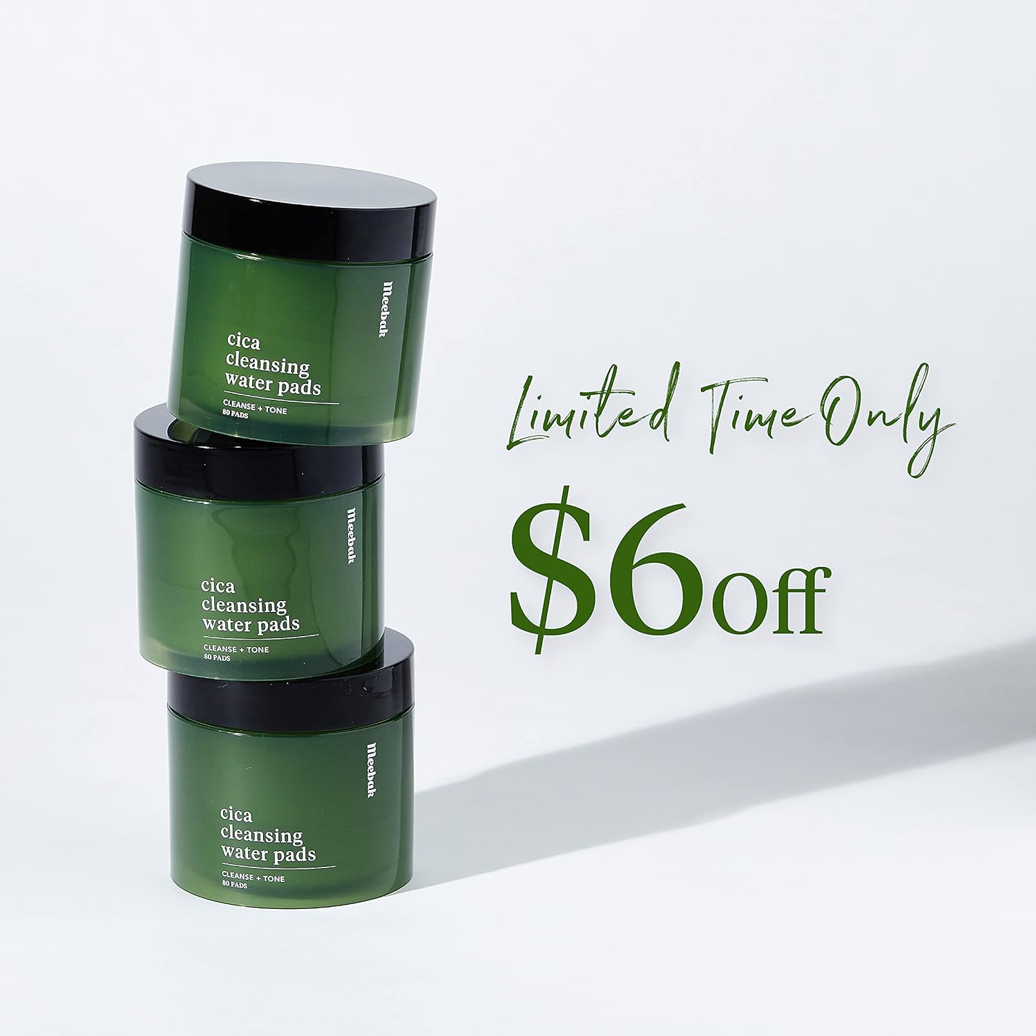 Cica Water Facial Cleansing Pads for Face, Pores, Exfoliating, Korean Makeup Remover 80ct : Everything Else