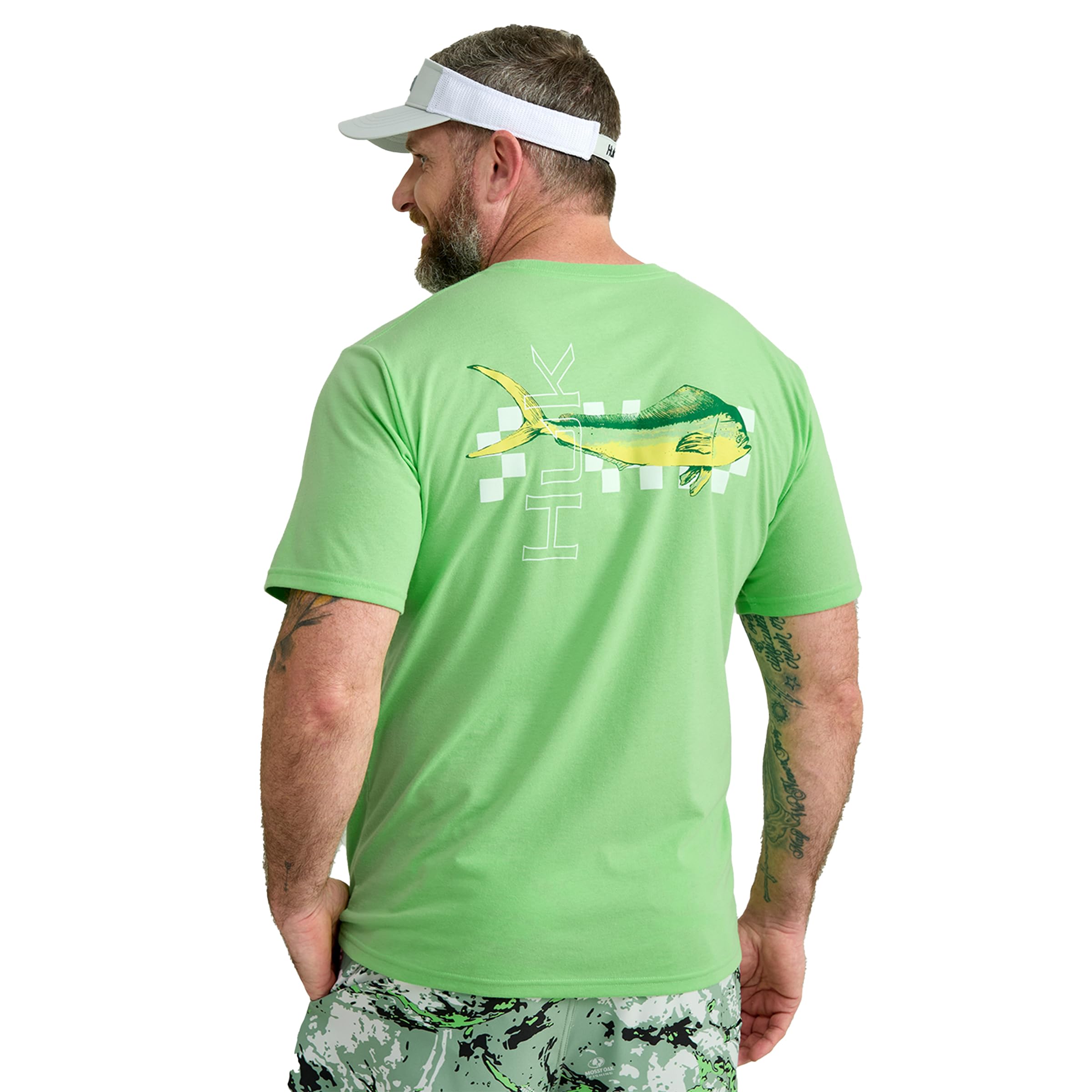 HUK Mens Performance Fishing Logo Tee, Short Sleeve T-Shirt for Men — view 102