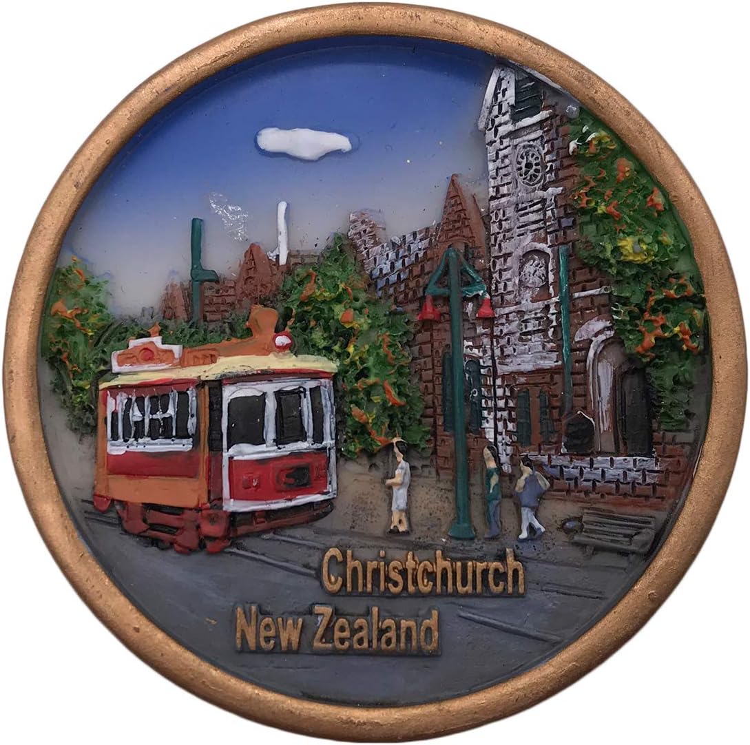 Christchurch New Zealand 3D Refrigerator Tourist