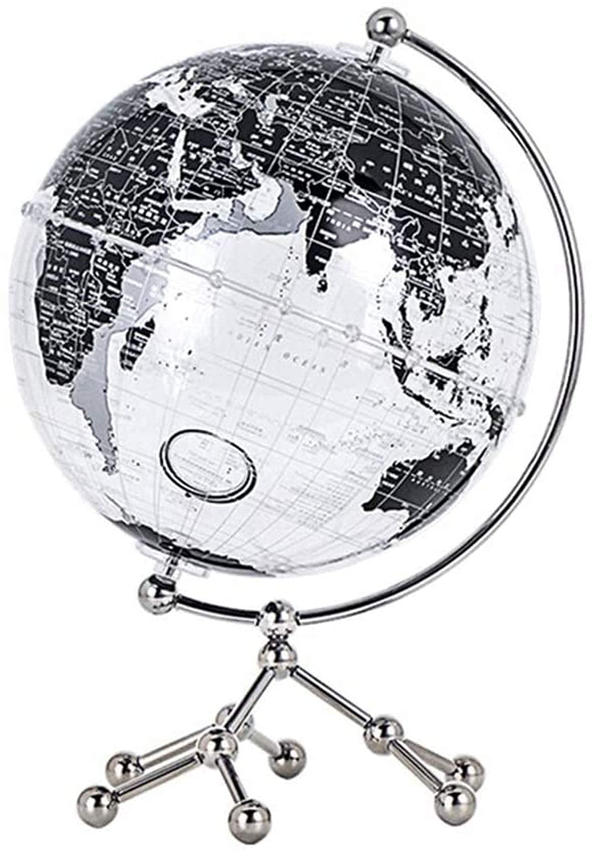 Amazon.co.jp: 地球儀透明な世界地球儀装飾的な地球儀スタンド付き
