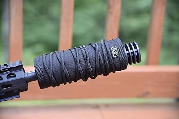 Full Auto High Temp Alpha Cover 9 in Suppressor/Silencer Black
