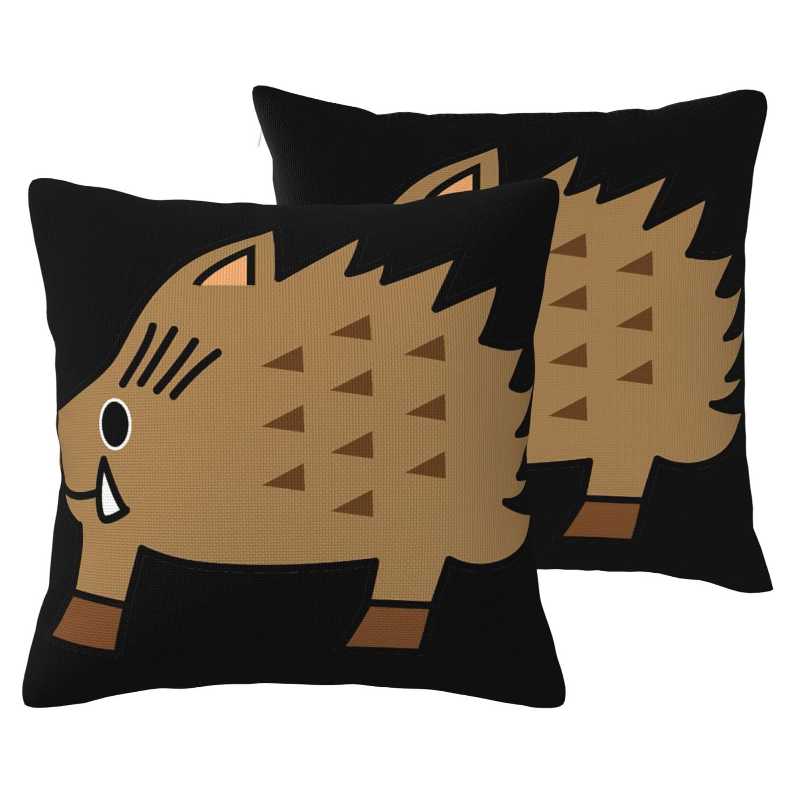 Coussin sanglier haut de gamme : housse décorative pour un salon élégant