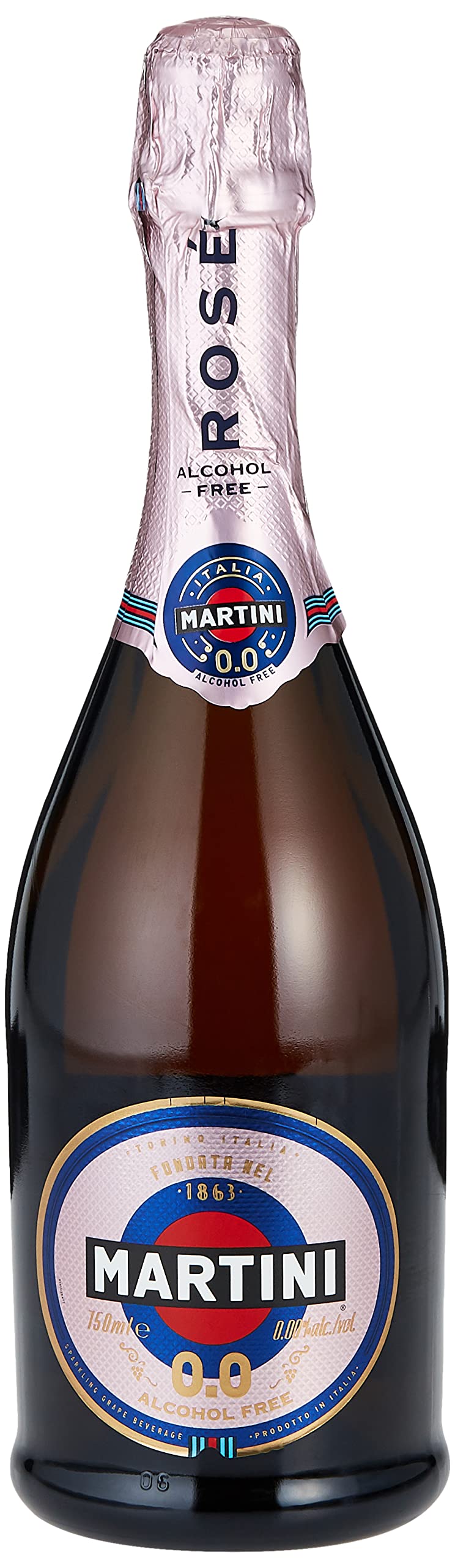 Martini Rose 0.0 Grape Flavoured 750 ml Sparkling All Natural Premium