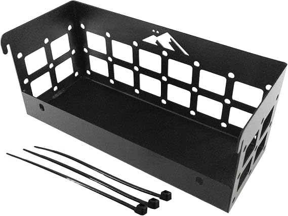 Molle Bin (10.5 Wide x 4 Tall x 4.5 inches deep) Works with Overlanding Vehicle Camping Storage .135 inches or thinner