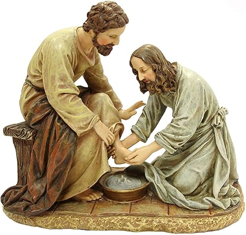 Joseph's Studio by Roman, 6.5 pulgadas de alto El lavado de los pies figurita