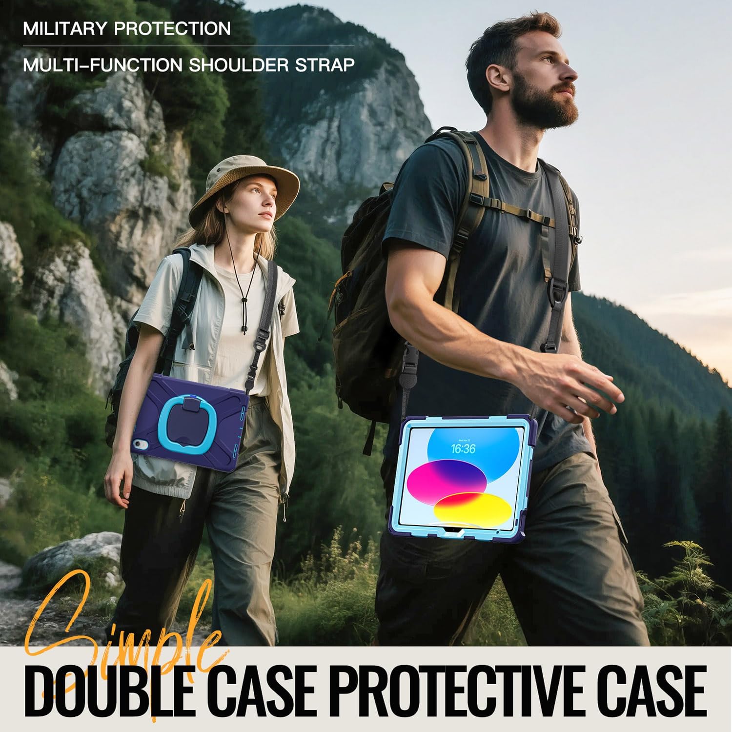 Case for iPad A16 11th/10th Gen 11/10.9 Inch with Screen Protector image 5