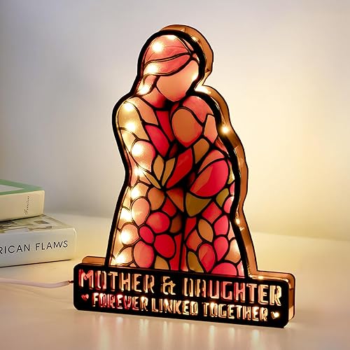 Miniatura 4 de Regalo para hija de mamá, regalos de cumpleaños para hija, regalo de Navidad para madre e hija, día de la madre, graduación decorativa con luz LED,