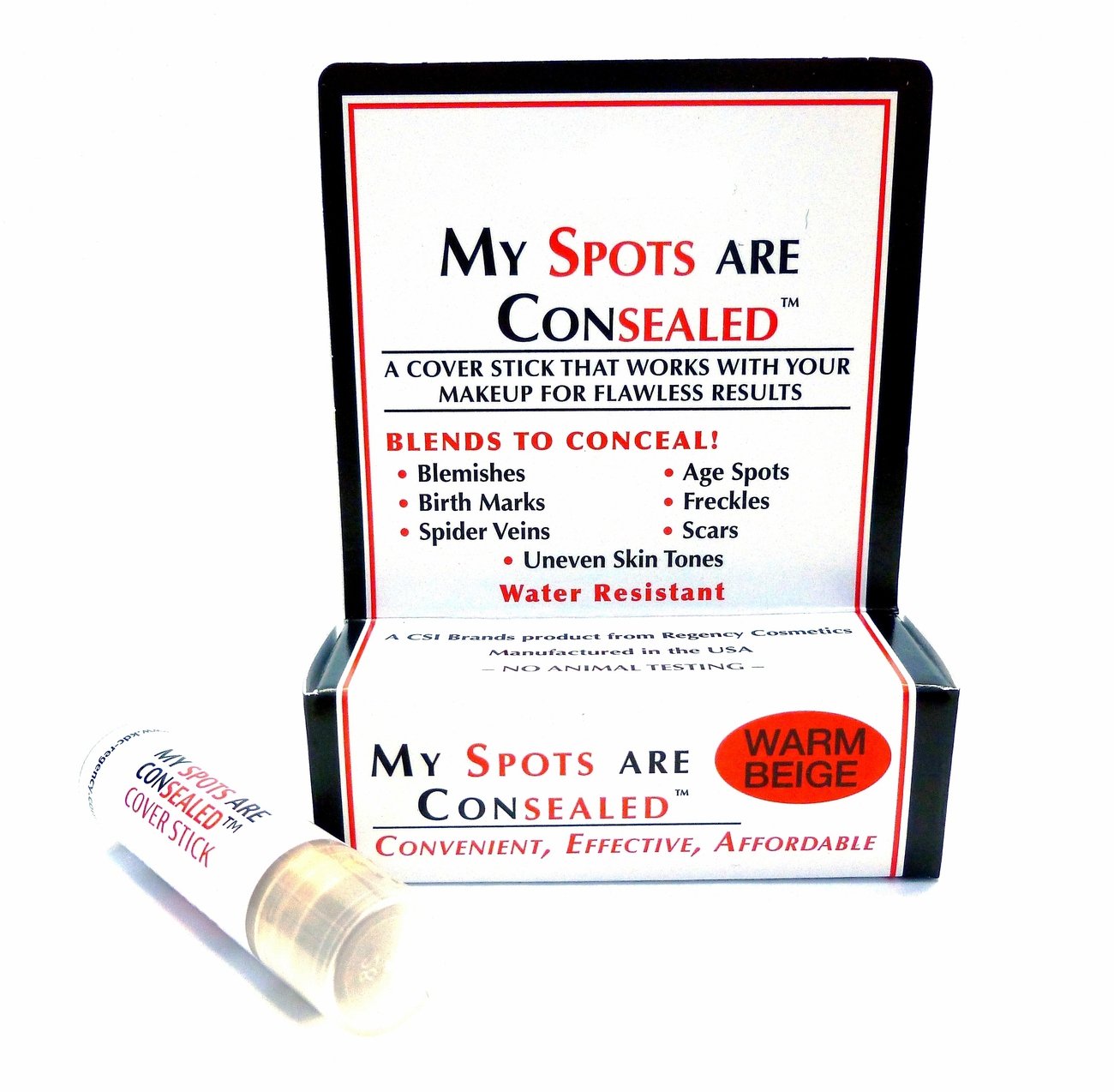 My Spots are Consealed Concealer - 0 17 oz 5ml each - 6 Pack FREE Stop My Itch