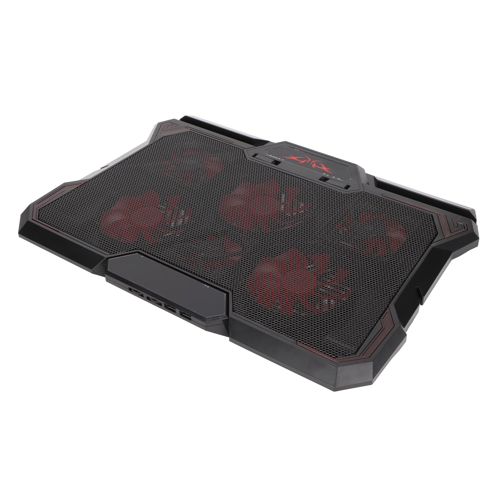 ANGGREK Raffreddatore per Laptop, Base di Raffreddamento Ultra Sottile con 6 Ventole per Laptop da 12" a 17,3", Velocità Regolabile e Design Ergonomico per Giocatori e Professionisti