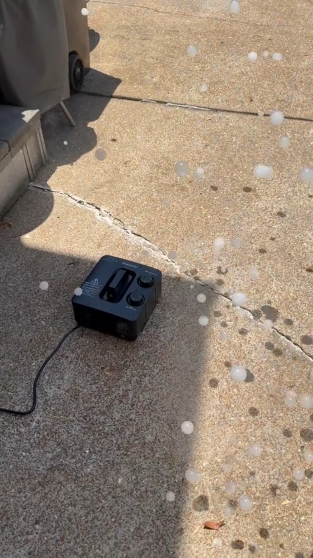 Amazon.com: blessny 2 in 1 Fog Bubble Machine, Smoke Bubble Maker
