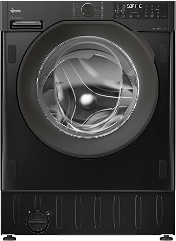 Hoover H-WASH 400 Integrated Washing Machine, 9kg, Black & Anthracite [Energy Class A]