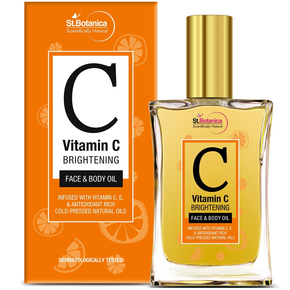 Buy St.Botanica Vitamin C Brightening Face & Body Oil, 100ml with