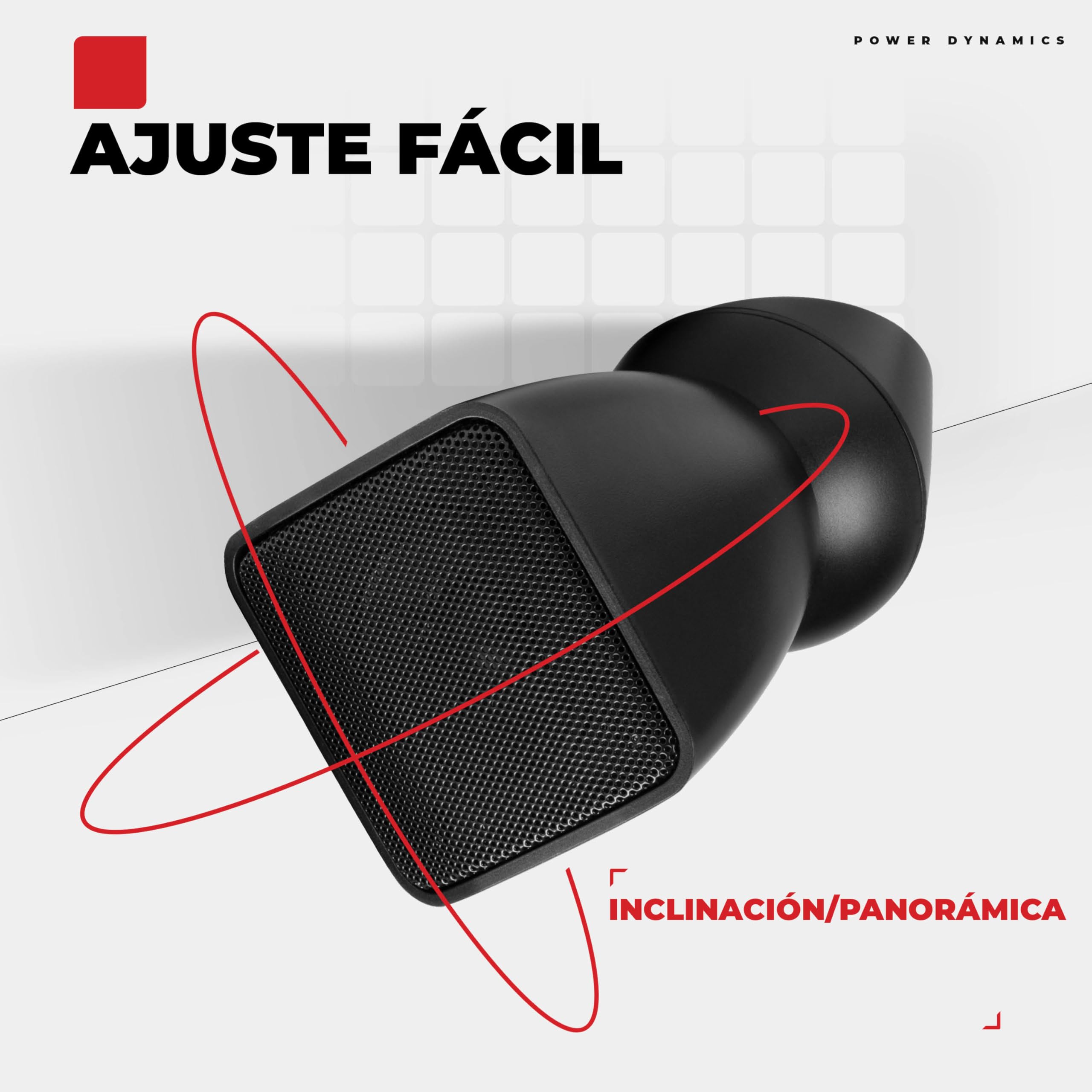 Power Dynamics BSX30B + PRM120 + RX22 – Sistema Sonido 100V con 16 Altavoces 2.5" 30W, Amplificador 120W, Bluetooth, MP3 y Cable 100m para megafonía e Hilo Musical Profesional, Color Negro