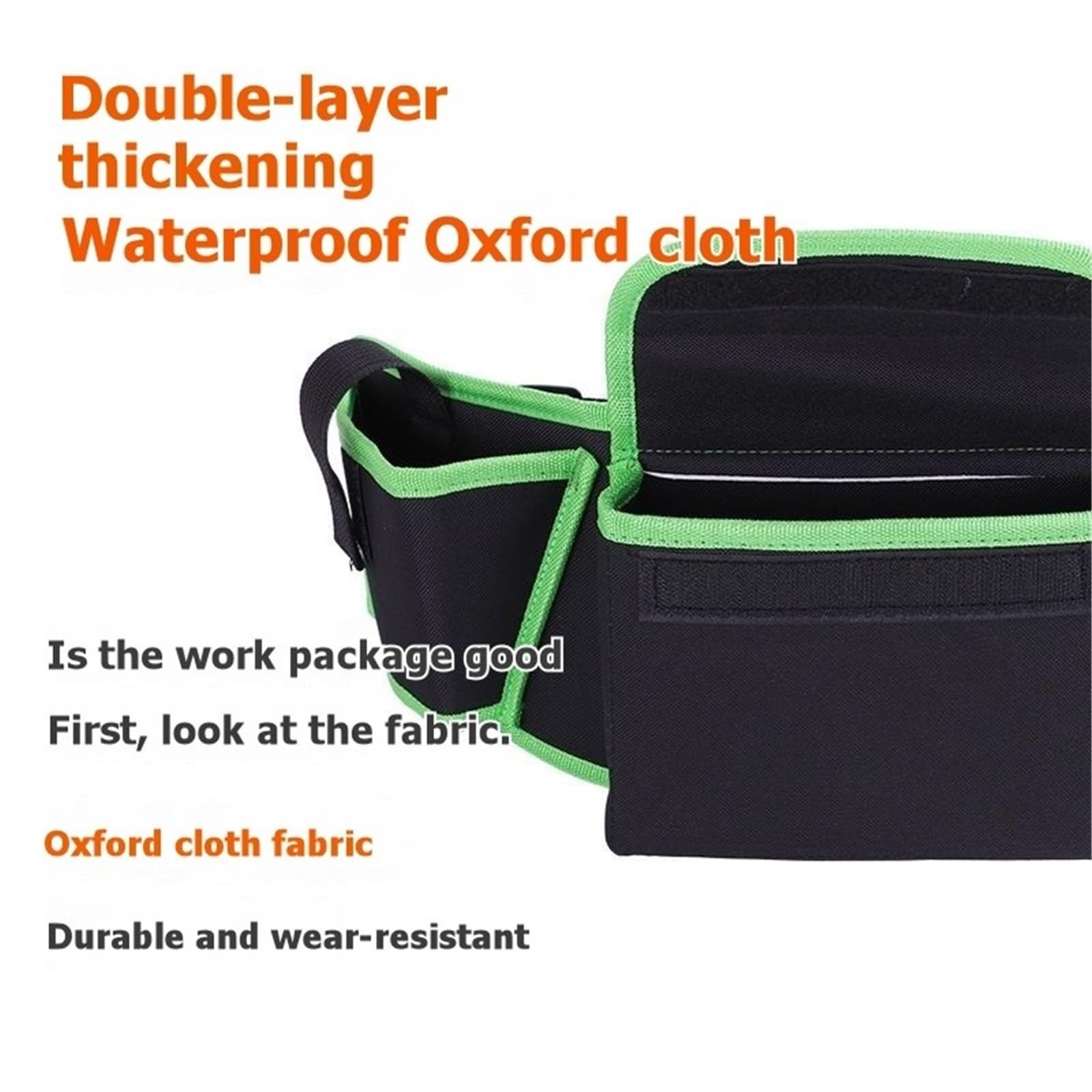 Holster Perceuse Sac de ceinture à outils avec 6 poches, Construction Durable, matériau Oxford imperméable, idéal for les projets et bricolage