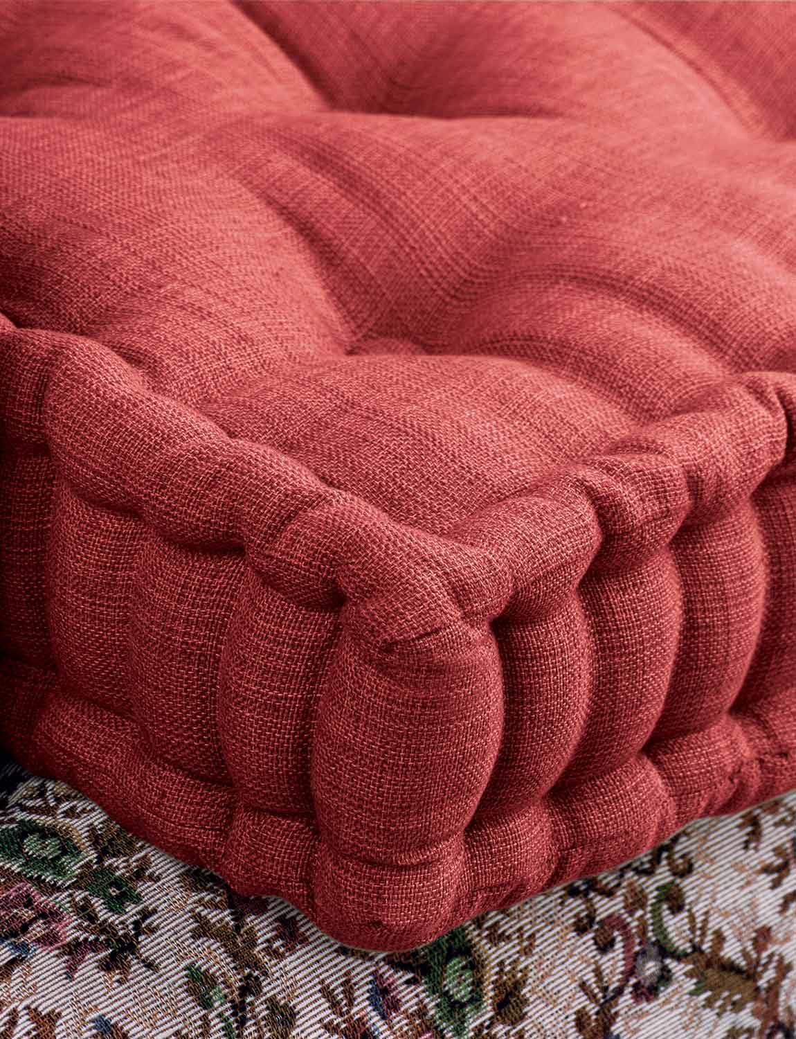 Chums High Armchair Bolster Booster Easy Rise Cushion Terracotta