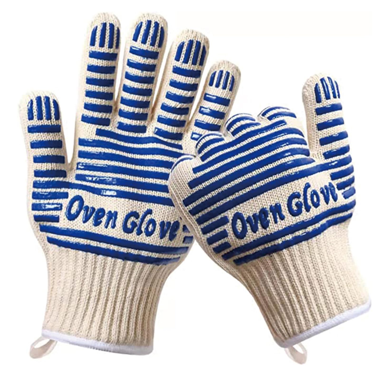 Elovara BBQ Gloves, 1472Β°F/800Β°C Extreme Heat Resistant Oven Gloves,for BBQ