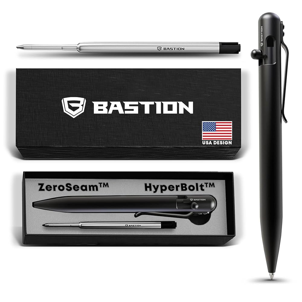 Amazon | BASTION® ラグジュアリーボルトアクションペン、丈夫な