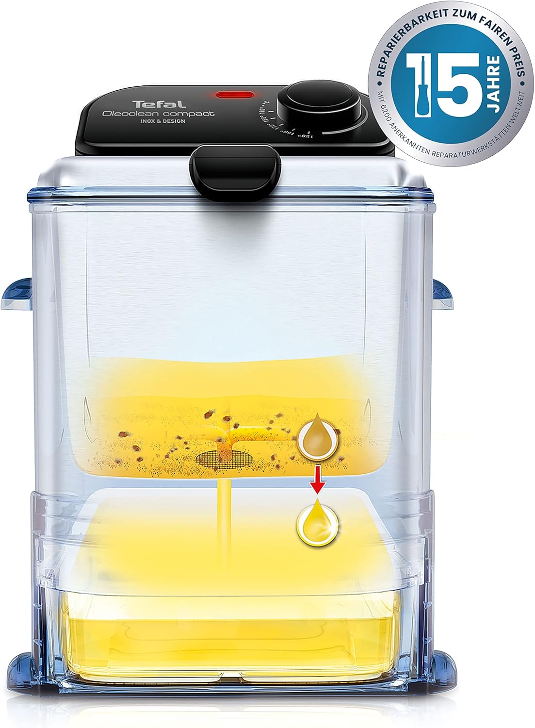 Diagram showing the oil filtration process into the Oilbox