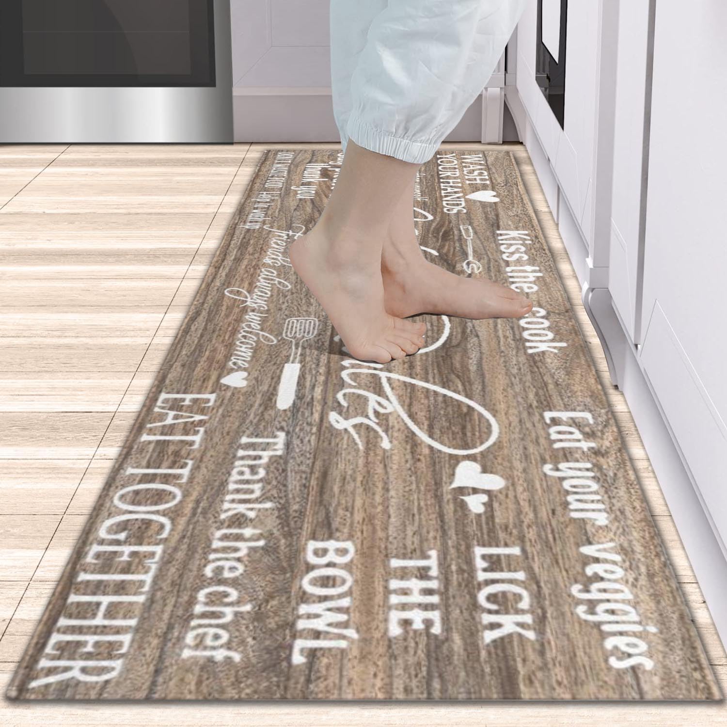 Juego De Alfombras De Baño De Microfibra Roja Navideña, Antideslizantes