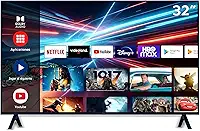 Smart TV 32 Polegadas LED HD Android HDMI USB Wi-Fi 100/240V Com Controle Remoto Padrão