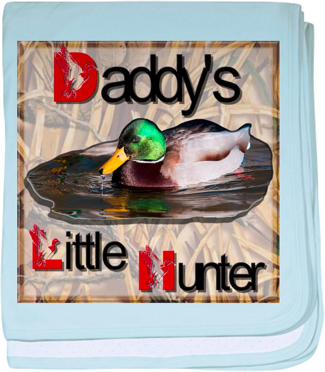 CafePress Duck Shirtdesign Baby Blanket, Super Soft Newborn Swaddle