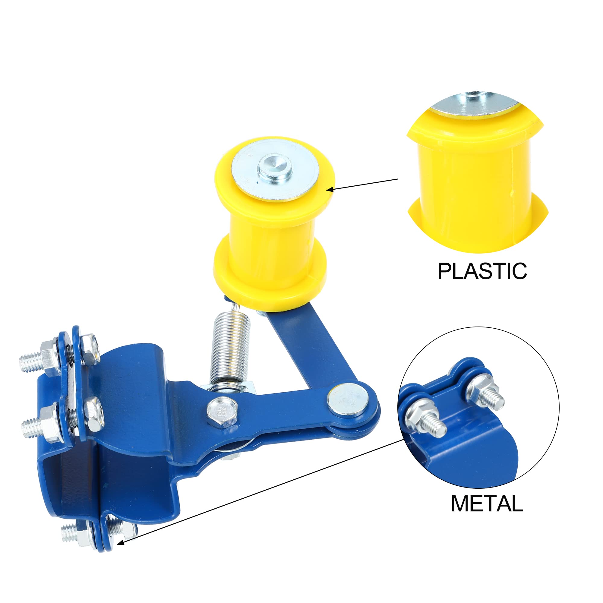 Tendicatena Regolabile Per Moto 110cc-300cc - In Plastica E Metallo, Nero