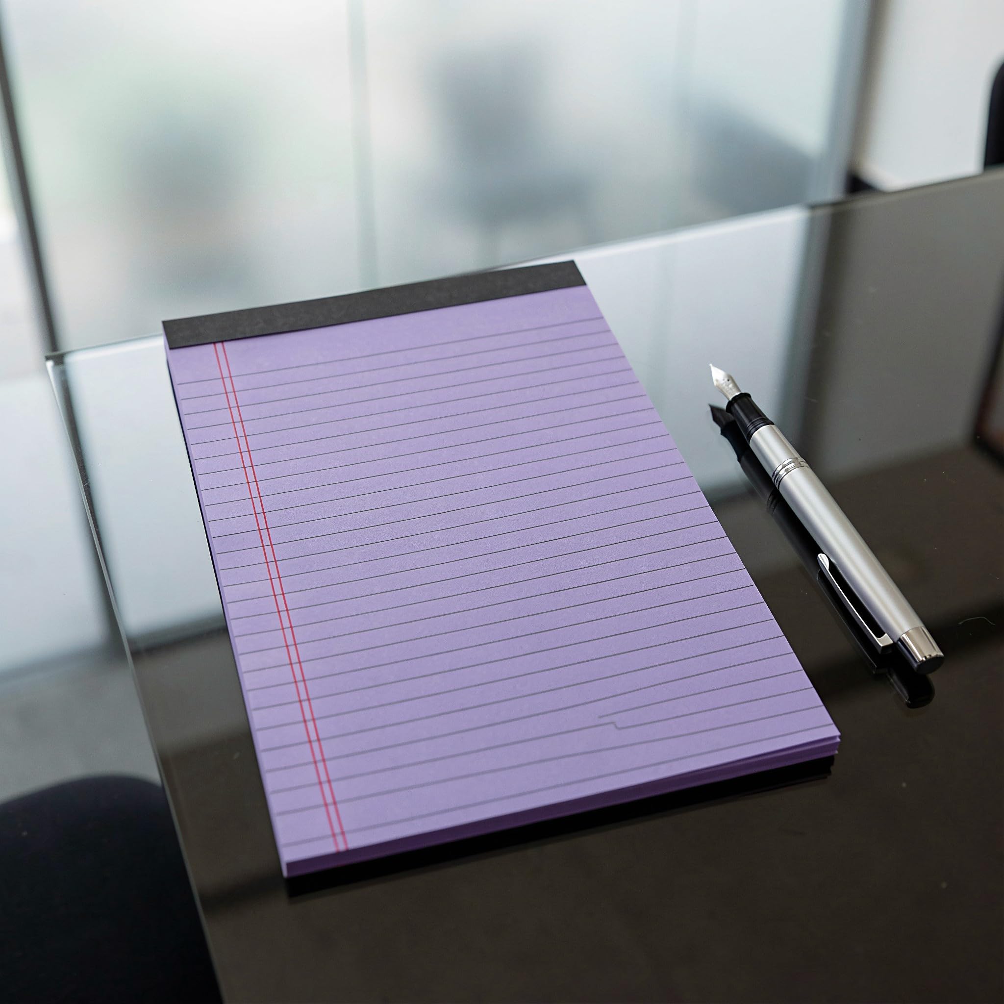 Toddmomy Lot de 5 blocs-notes colorés, format légal, cahier à lignes