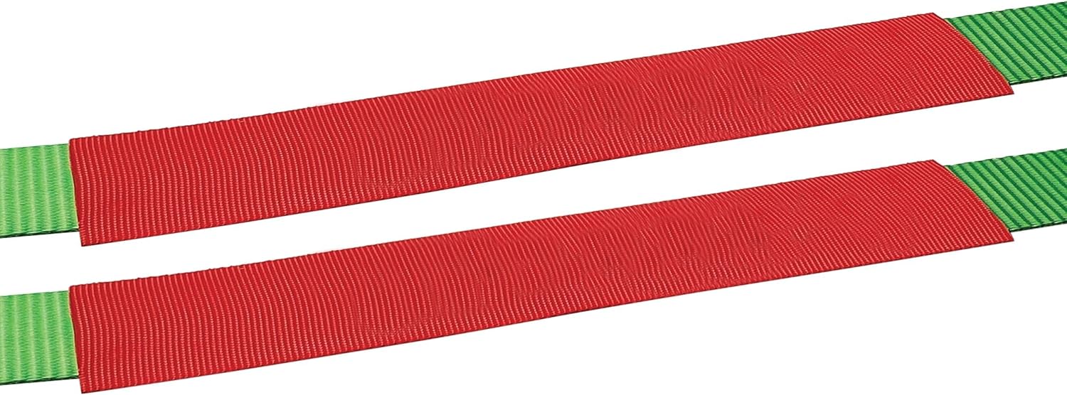 Mega Cargo Control 2" x 12" Sliding Sleeve Protectors for Towing Straps, Winch Tie Downs, Cargo Straps - Protective Sleeves (Black, 10 Pack)
