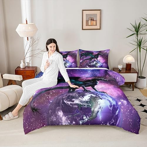 Vista 158 de Juego de ropa de cama de tractor tamaño matrimonial, juego de edredón de camión de equipo, edredón de plumón de excavadora de construcción, juego