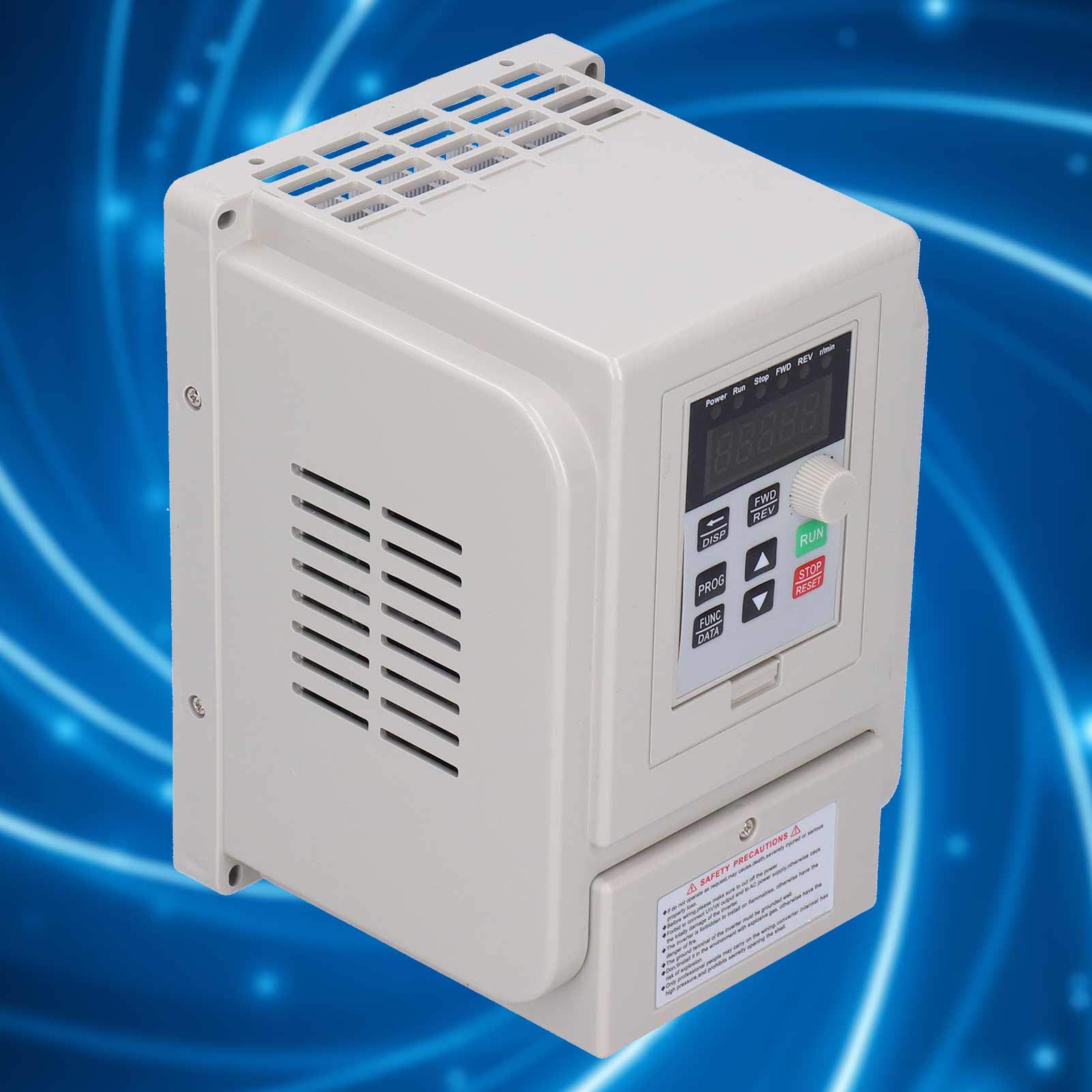 Inversor de Frecuencia Variable VFD de 2,2 KW, Entrada Monofásica de 110 V, Salida Trifásica de 220 V, Variador de Frecuencia para Control de Velocidad del Motor del Husillo
