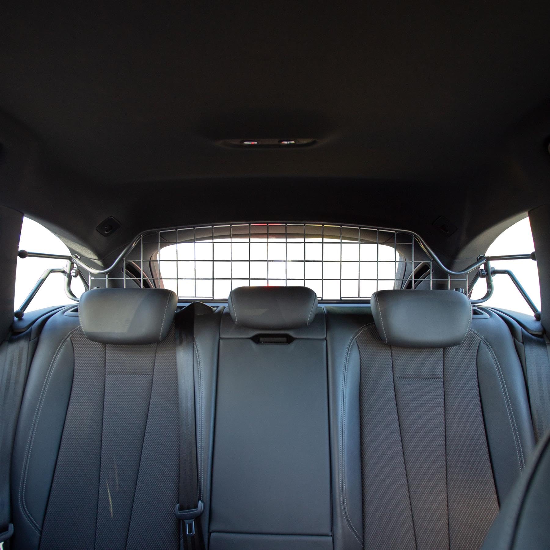 Travall Dog Barrier Compatible With VW Atlas (2017-Current) Vehicle Specific Trunk Guard Tailored Fit Luggage Pet Barrier Separator Heavy Duty Powder Coated Steel