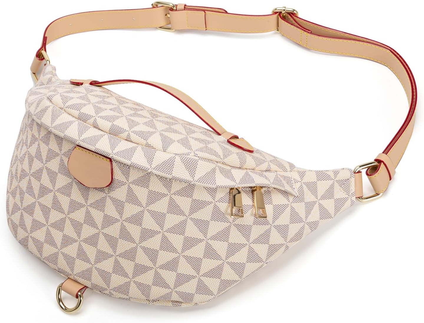 Crossbody Sling Bag Purse for Women,Sling Bag for Women Small Belt Chest Bum Checkered Crossbody bag for Daily Shopping