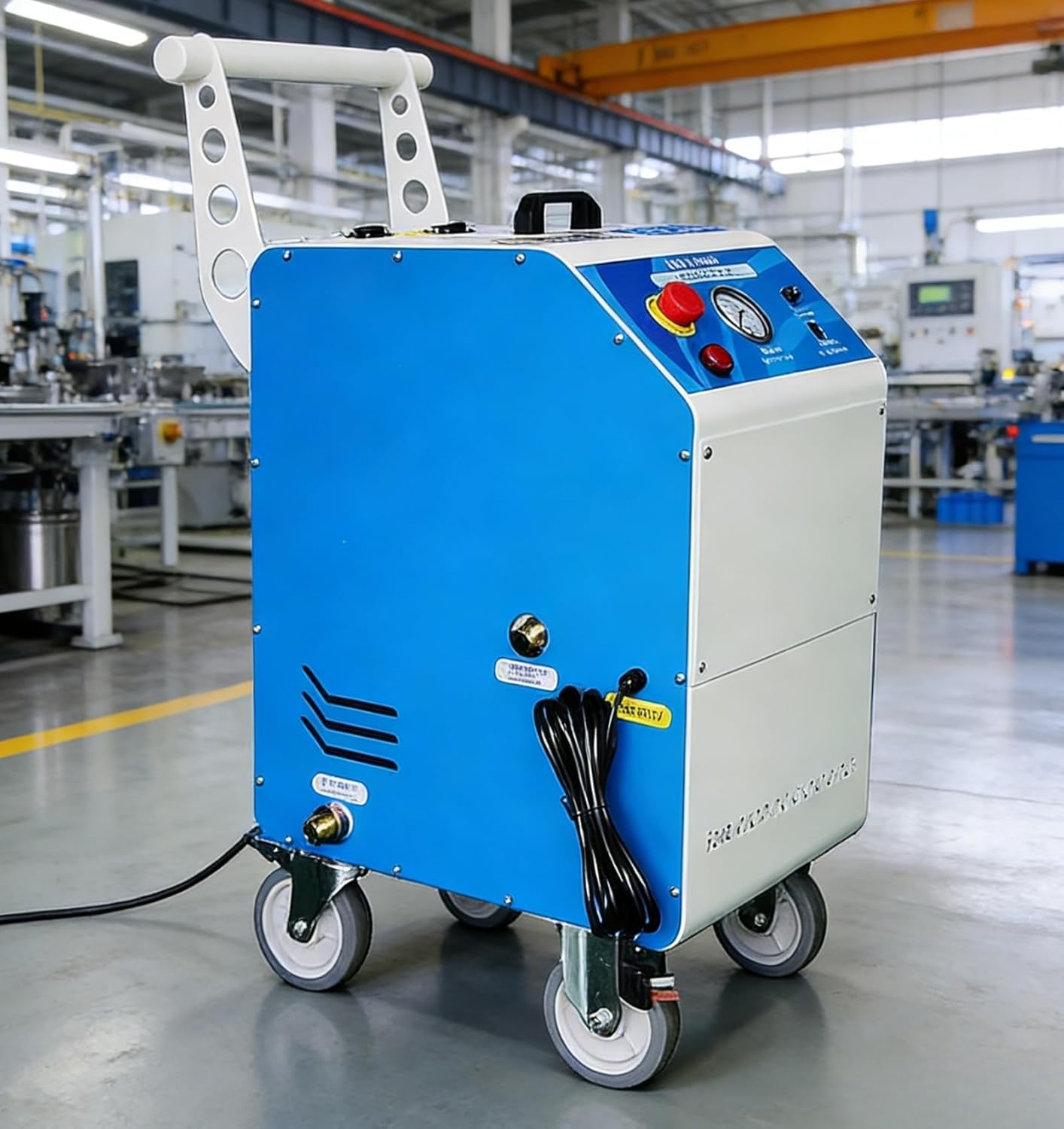 Dry Ice Blasting Machine, Dry Ice Cleaning Machine, Heavy Duty Dry Ice Blaster for Ski Resort Snow Groomer Snowmobile Chairlift Equipment Rust Grease Ice Residue Removal