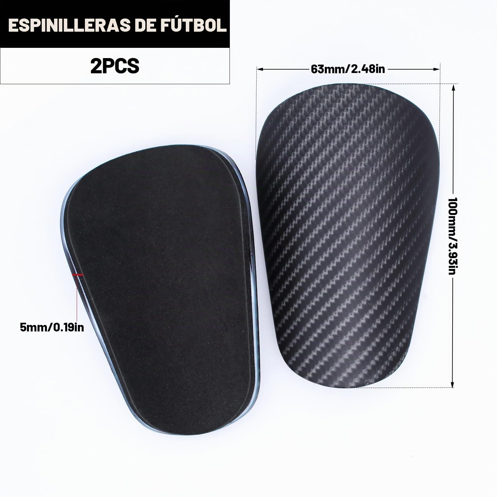 Mini Espinilleras Futbol Niño 40g Personalizadas Espinilleras Pequeñas 10 × 6,3 cm Espinilleras Futbol para Adolescentes Niño Adultos Niños y Niñas