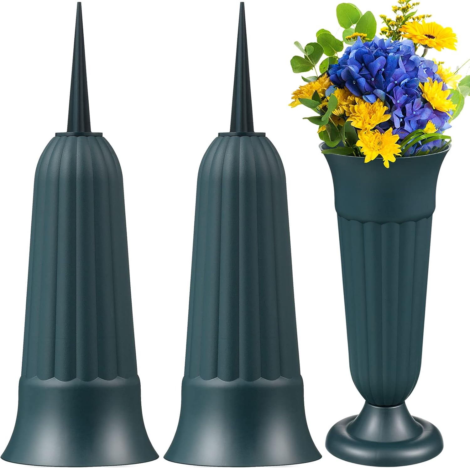 Memorial Floral Vases Cemetery Grave Cone Vase Graveside
