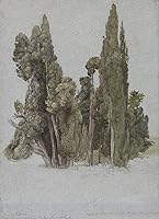 Vista 1 de ArtDirect The Cypresses at the Villa D’Este, Tivoli (1838) 35x48 UnFramed Museum Art Print Poster Ready for Framing by Samuel Palmer