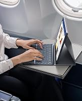 Earto iPad Air 11 Tok Billentyűzettel, 7 Szín Háttérvilágítás, QWERTY Touchpad, Fekete 9
