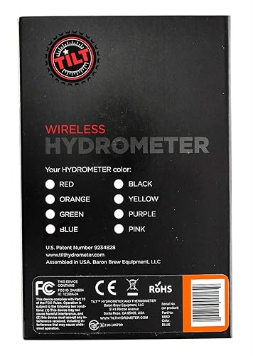 Miniatura 12 de Tilt Hidrómetro y termómetro azul inalámbrico: tecnología patentada de elaboración de cerveza para monitoreo y control de precisión