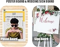 Vista 6 de 20 paquetes de tablero de espuma blanca de 12" x 16.5", 3/16" de grosor, tablero de núcleo de espuma para hornear para proyectos, tablero