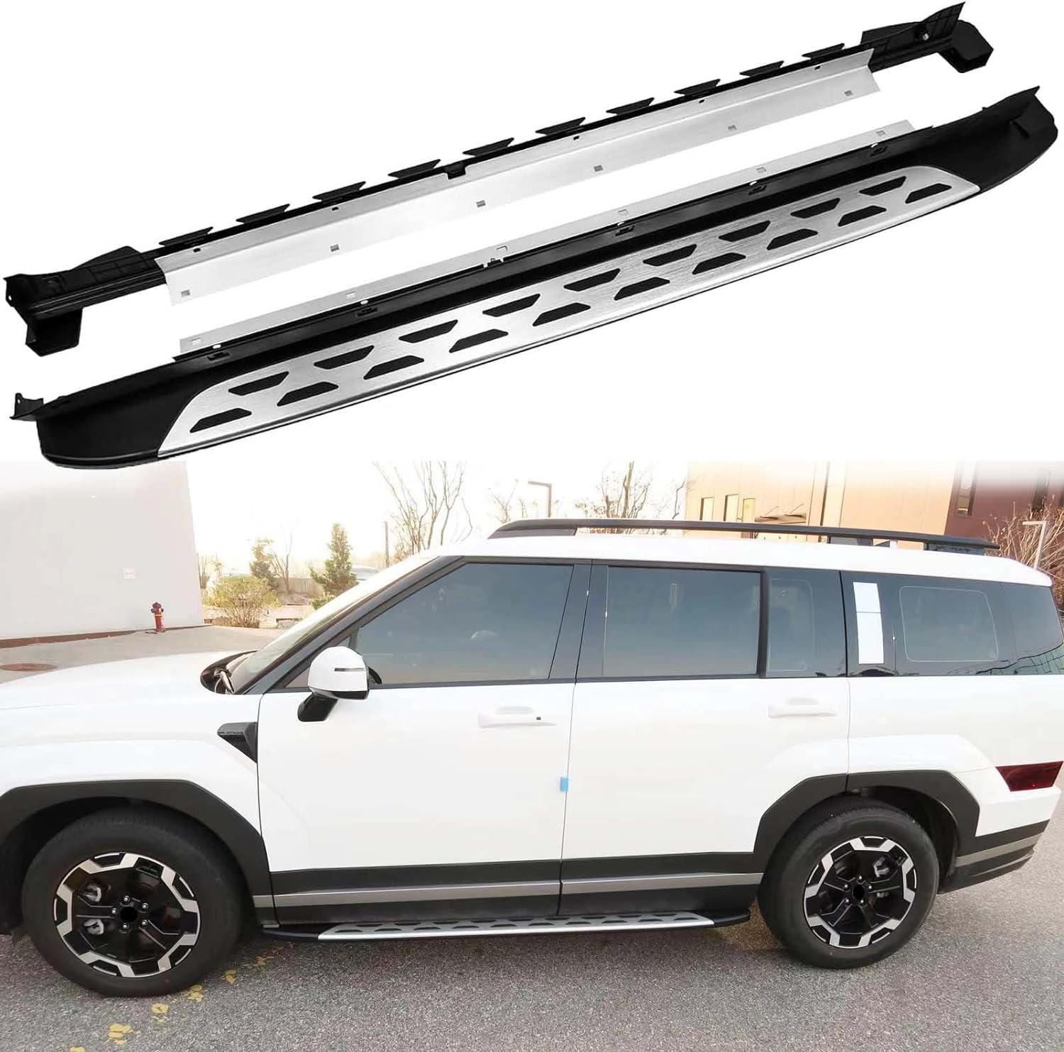 Running Boards Fit for Hyundai Santa Fe MX5 2024 2025 2026 Side Steps Nerf Bar Accessories