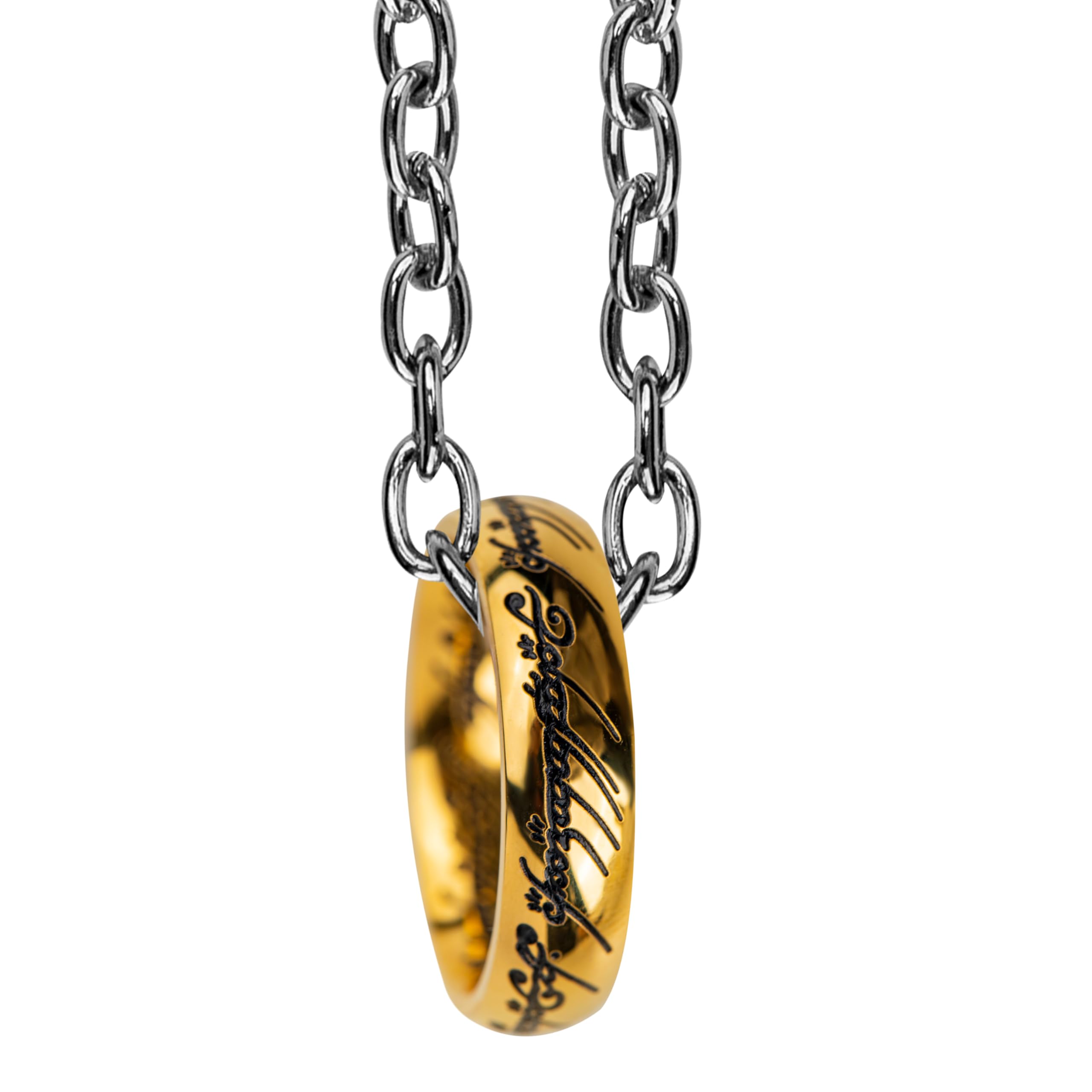 Cinereplicas Seigneur des Anneaux Necklace Anneau Unique 60 cm Licence Officielle