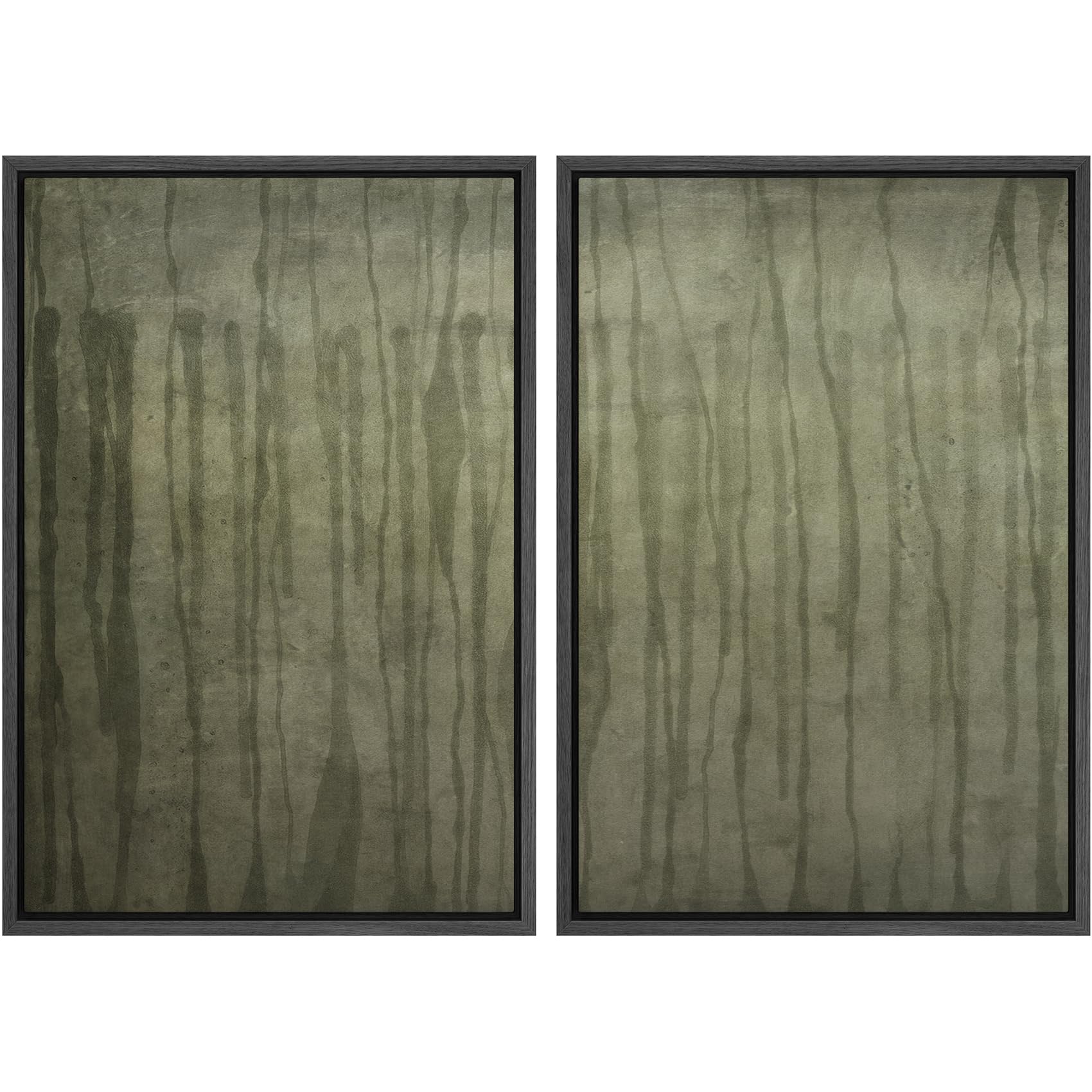 SIGNWIN Framed Canvas Print Wall Art Abstract Wave Pattern Modern Art Minimalist Neutral Decor for Living Room, Bedroom, Office - 16"x24"x2 Natural — view 107