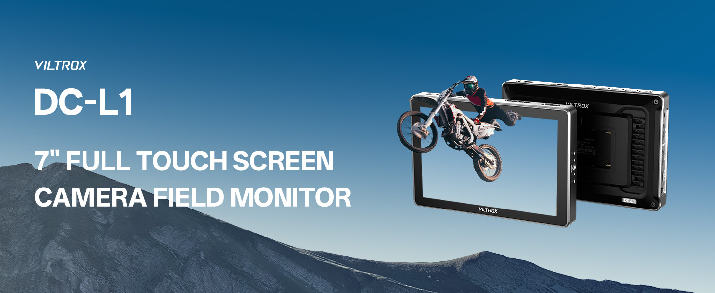VILTROX DC-L1 Monitor Da Campo 7” IPS 4K – Touchscreen 600 Nit Con 3D LUT, Per Sony Canon Nikon - 2