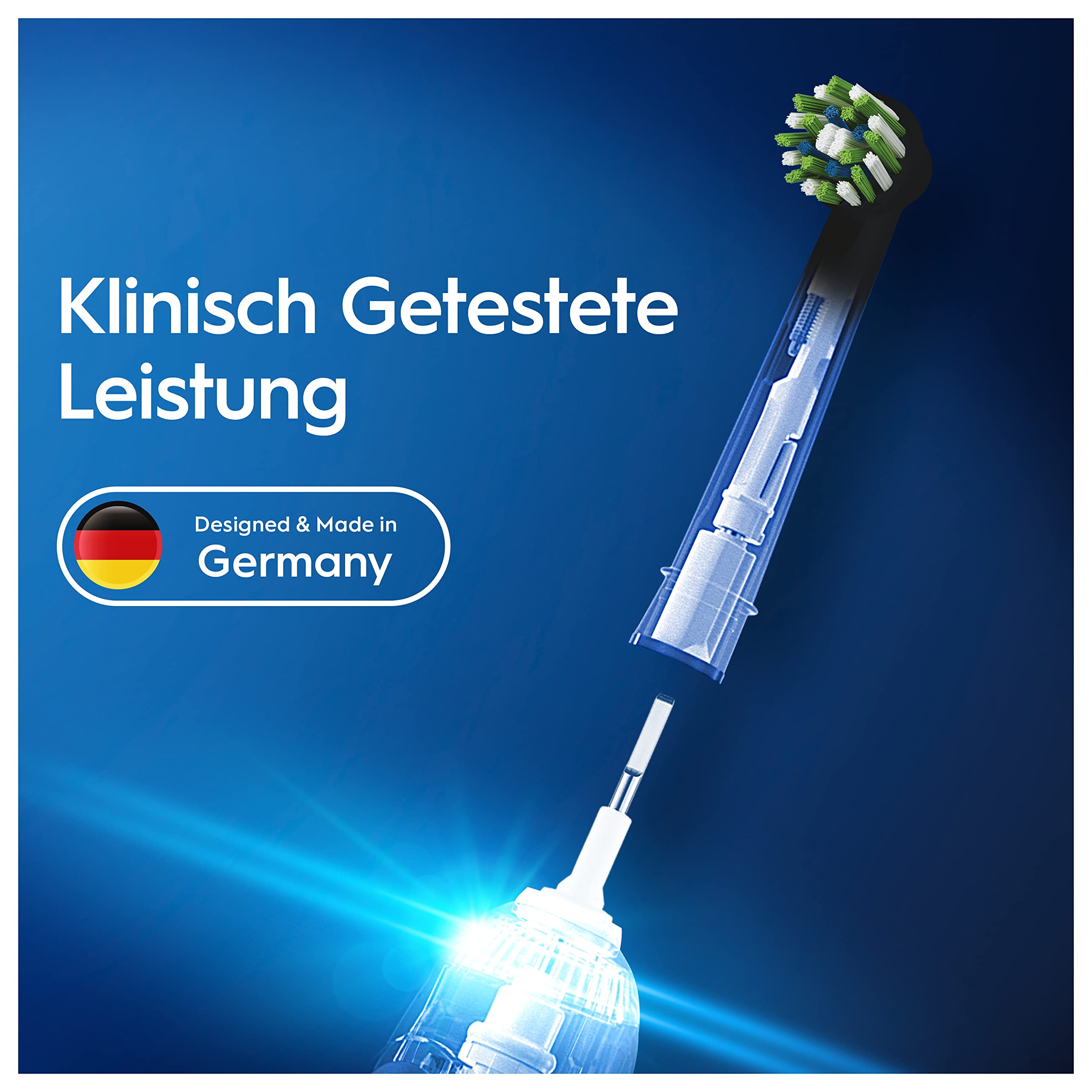 Oral-B Aufsteckbürsten CrossAction Schwarz CleanMaximizer 10er