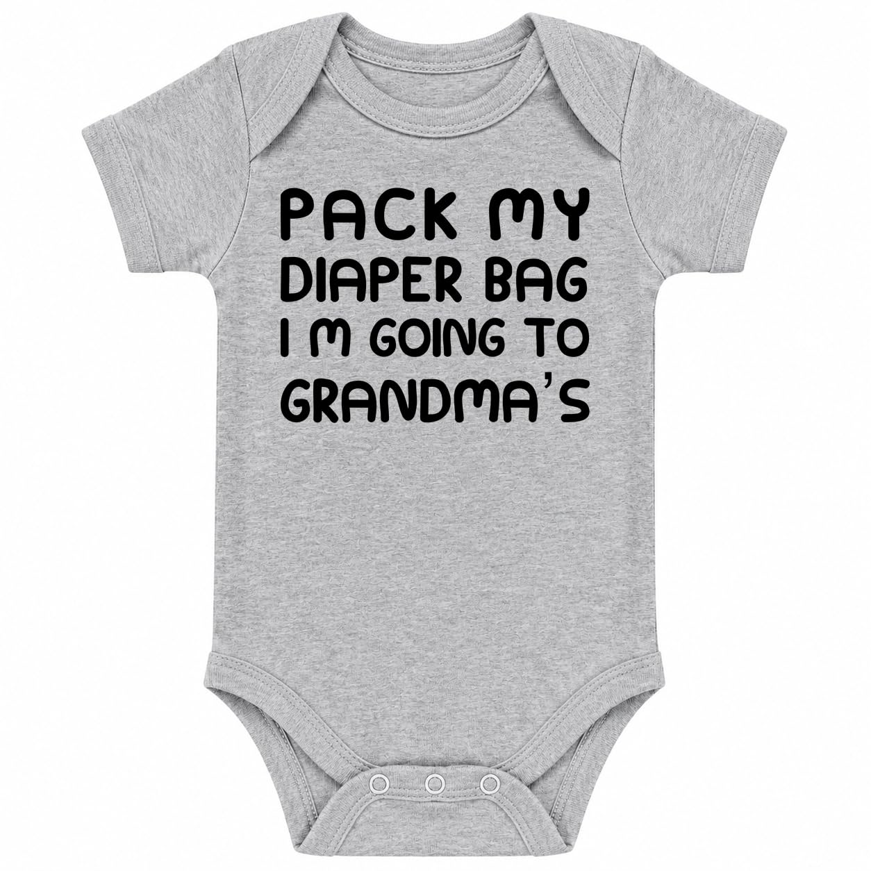 Pack My Bag Going to Grandma's House Baby Bodysuit