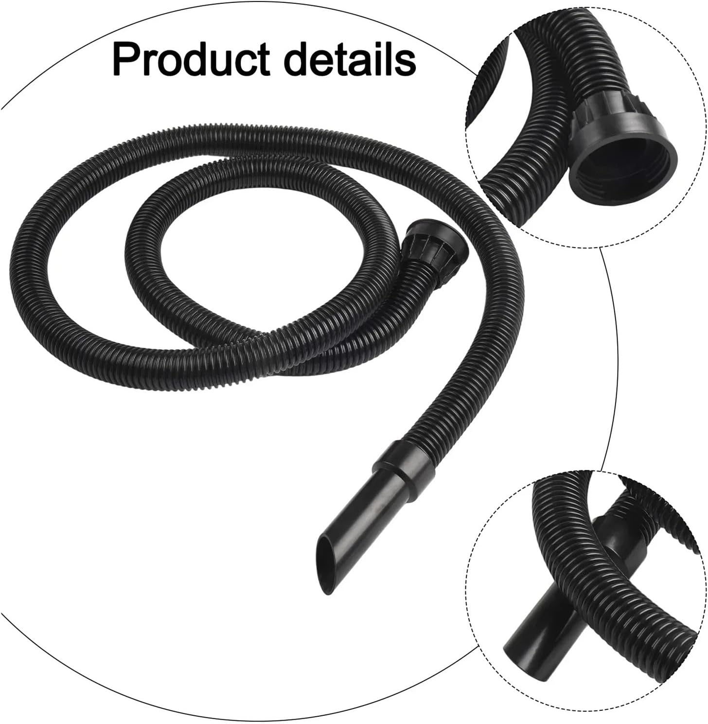 2.5m Long Hose ，Compatible For Numatic， Compatible For Henry， HVR200, NVH180 For NBV 190 1 Vacuum Powerful Suction Vacuum Robot Accessories