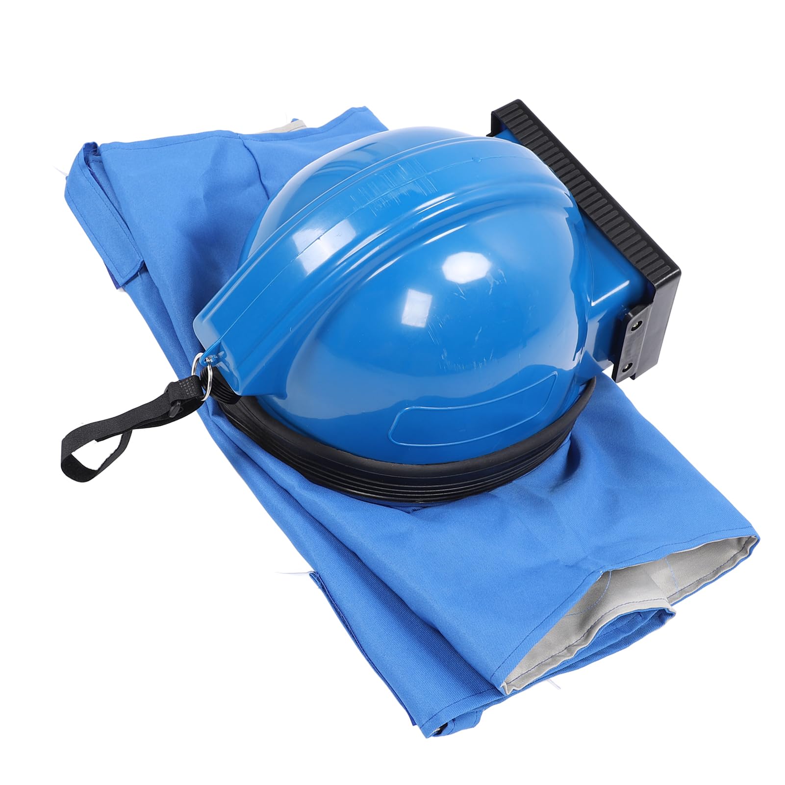 Capucha de Chorro de, Casco de Chorro de Resistente a los Impactos con Traje sin Mangas, Canales de Flujo de Aire Ajustables, Seguridad para Pintar, Cortar, Limpiar