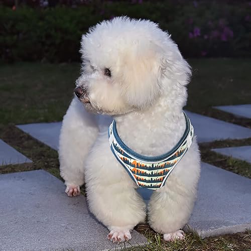 Miniatura 7 de Arnés suave y cómodo para perro, malla transpirable en el pecho, ajustable para la mayoría de los perros y gatos, fácil de usar, varios colores,